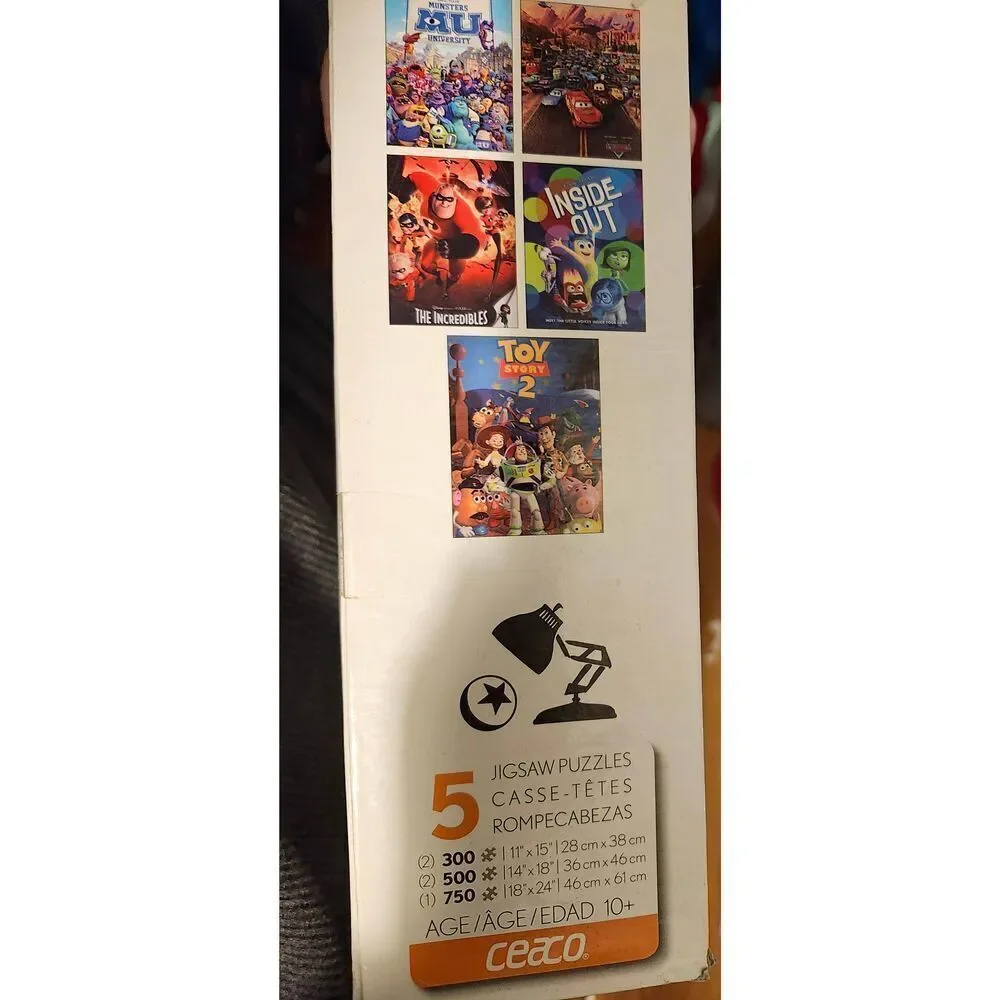 Disney Pixar 5-in-1 Jigsaw Puzzle multi-pack